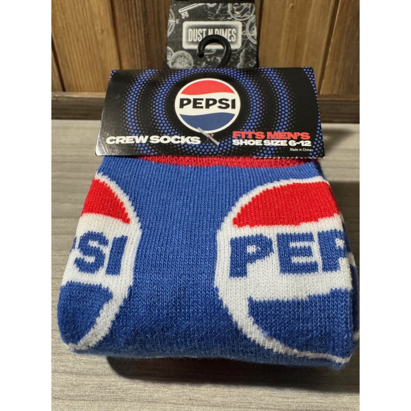 Crew Socks ~ Pepsi ~ Men's Size 6-12