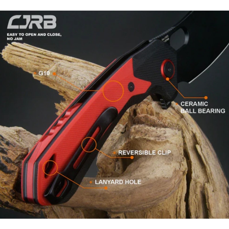 CJRB Caldera J1923 AR-RPM9 Steel Blade G10 Handle Folding Knives