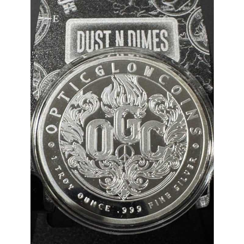 1oz .999 Silver ~ OpticGlow Coins ~ Serialized Limited Mint ~ Inferno Chimera
