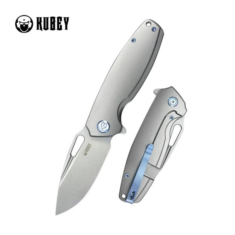 Kubey ~ Tityus ~ Titanium/14c28n Beadblast Knife ~ KB360A