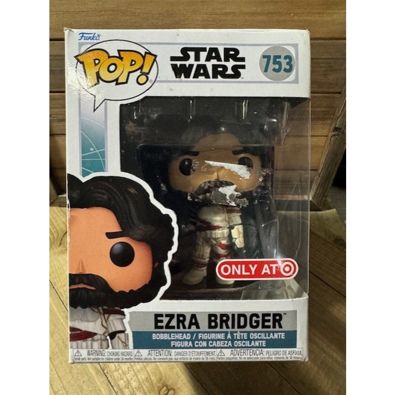 Funko PoP! ~ Star Wars 753 ~ Ezra Bridger - damaged box