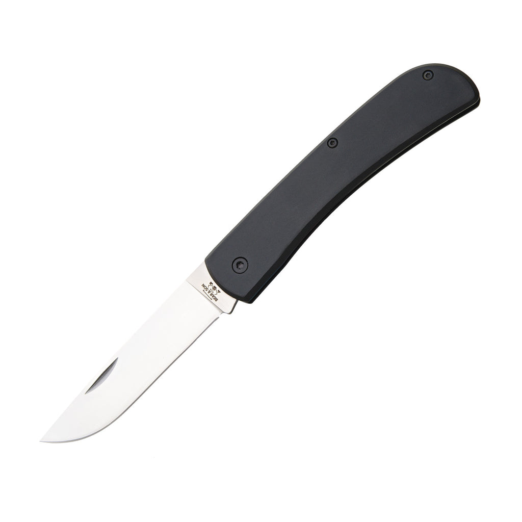 Bear & Son Cutlery ~ 4 5/8″ Black Aluminum Large Farmhand w/ Clip