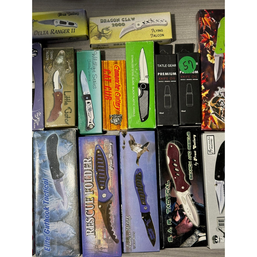 Random Assortment Folding Knives - NEW IN BOX - Reseller Bundle