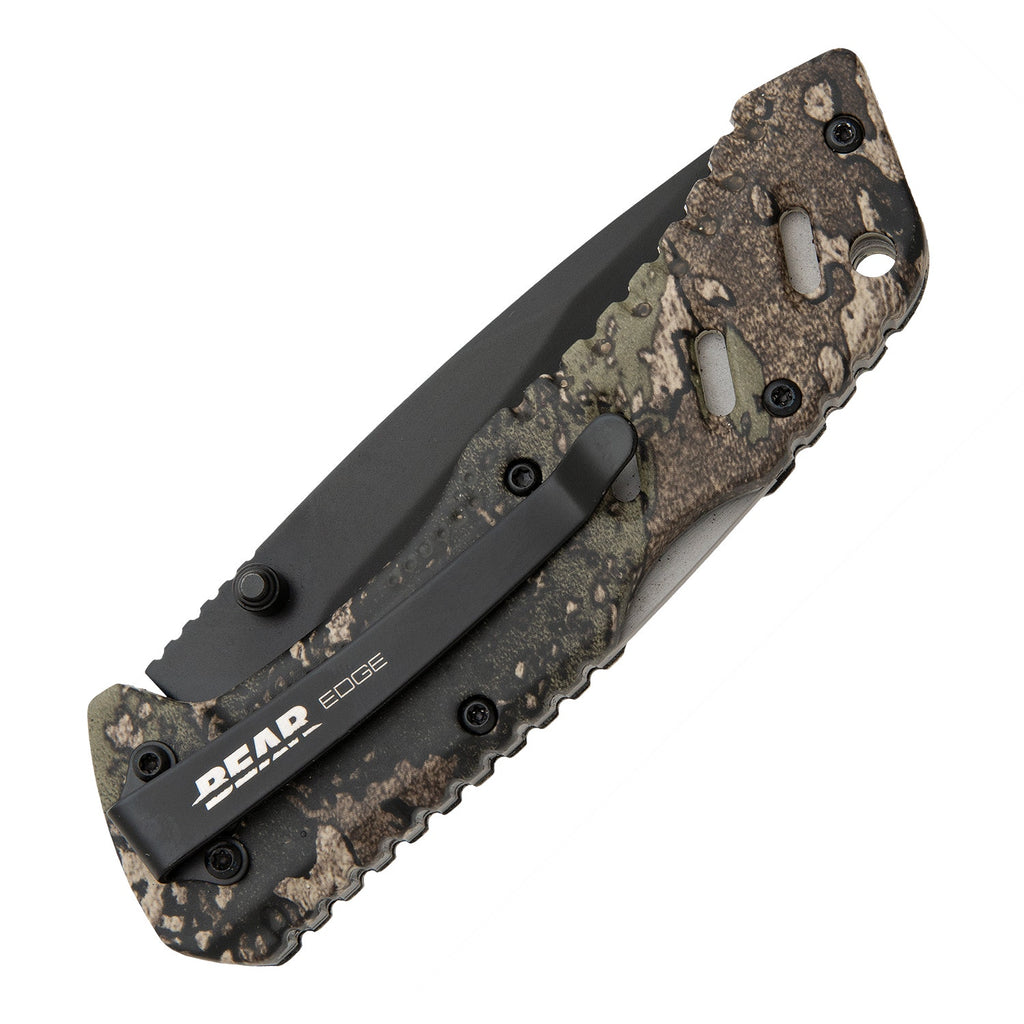 Bear & Son Cutlery ~ 4 1/2″ TrueTimber® Strata Camo Zytel® Assisted Open