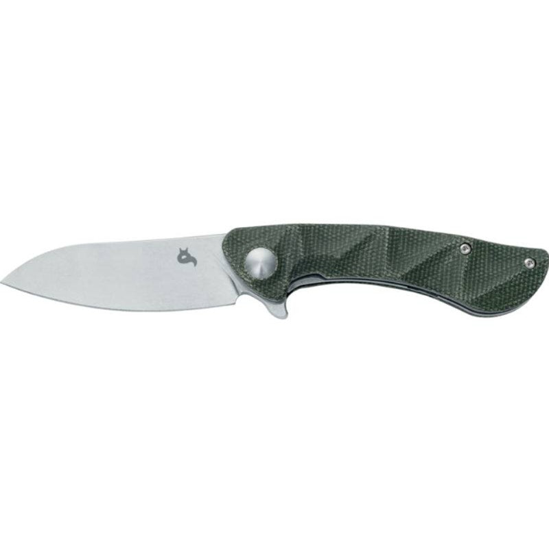 Black Fox Dripper Flipper OD Green Micarta