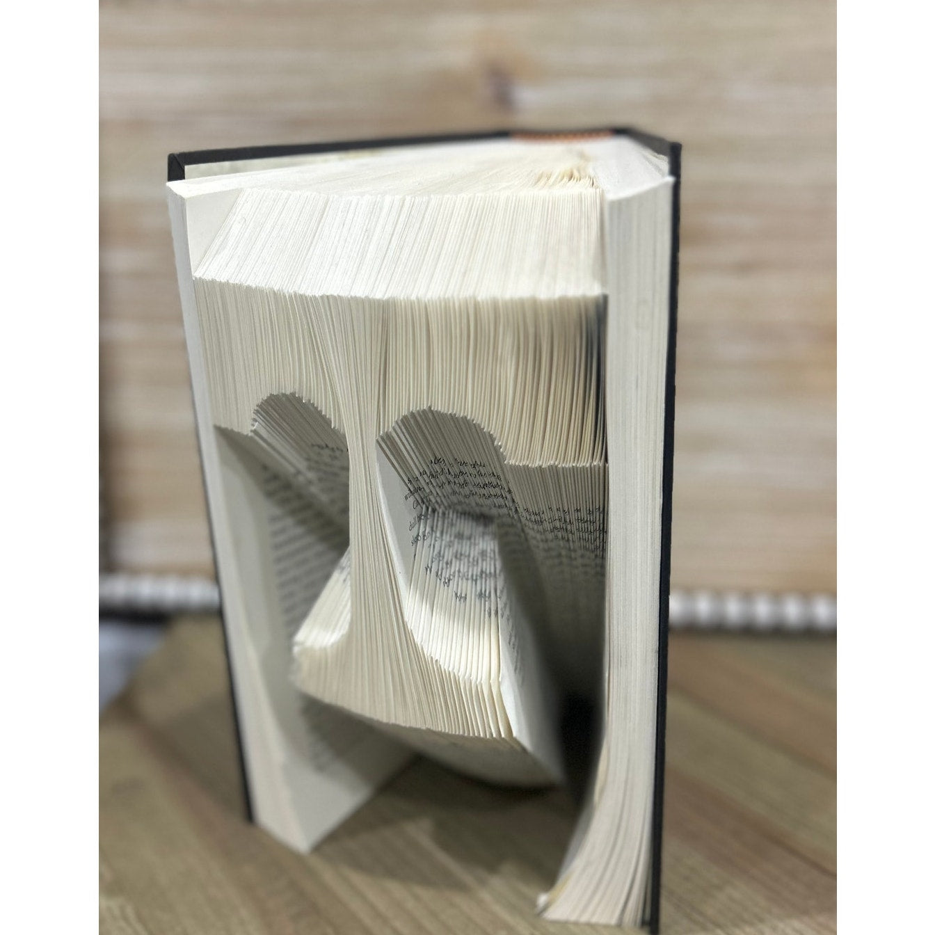 Handcrafted Upcycled ~ Folded Book Art ~ Vols Power 'T'