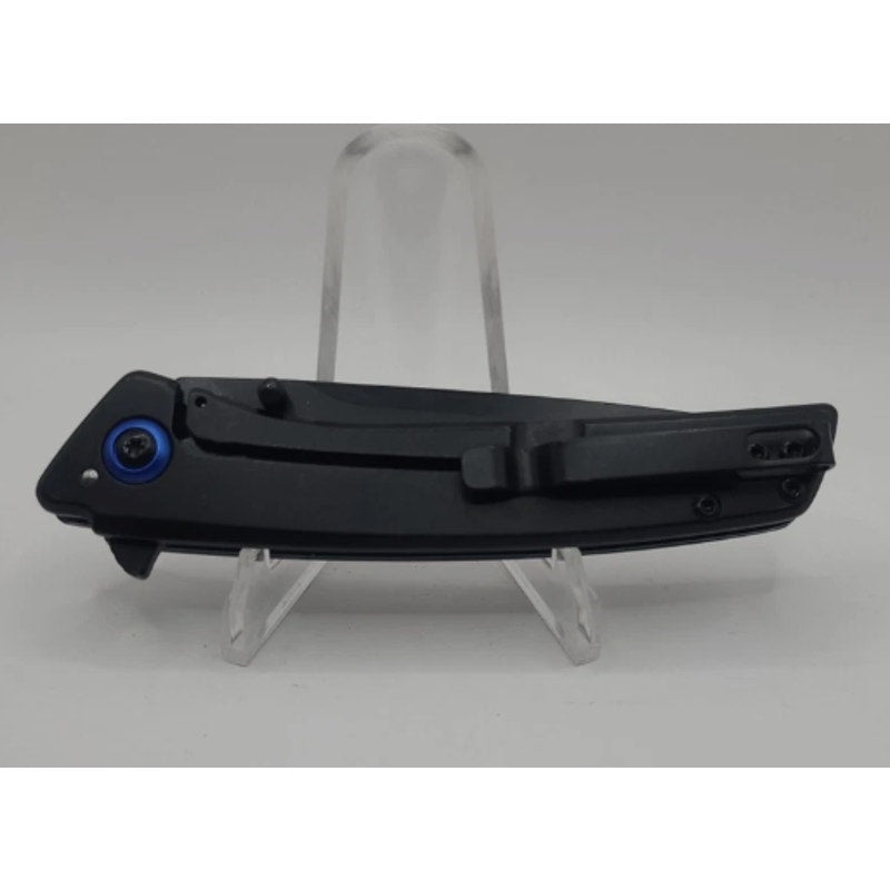 Wartech ~ Black & Blue Pocket Knife ~ PWT420BK