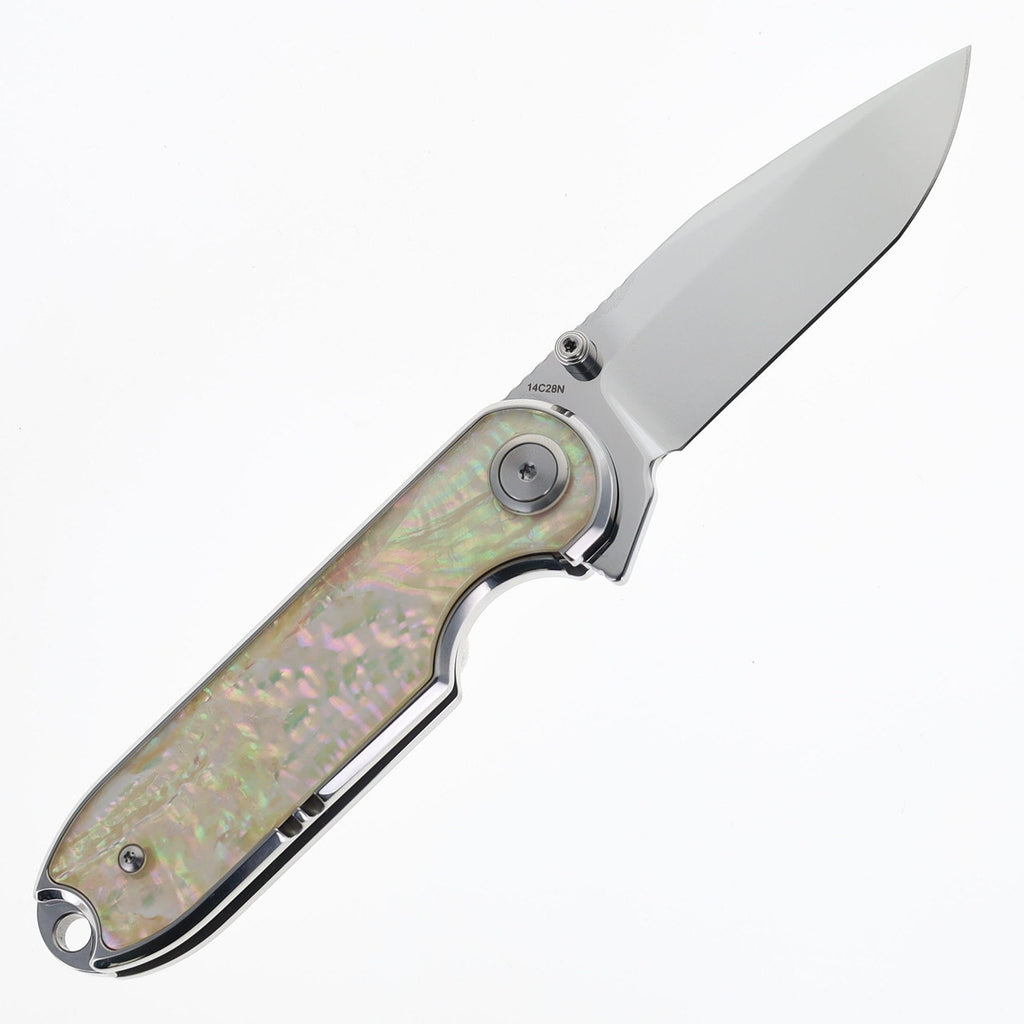 QSP ~ Nebula Knife ~ Mother of Pearl 14C28N Mirror Polish ~ QS168-A