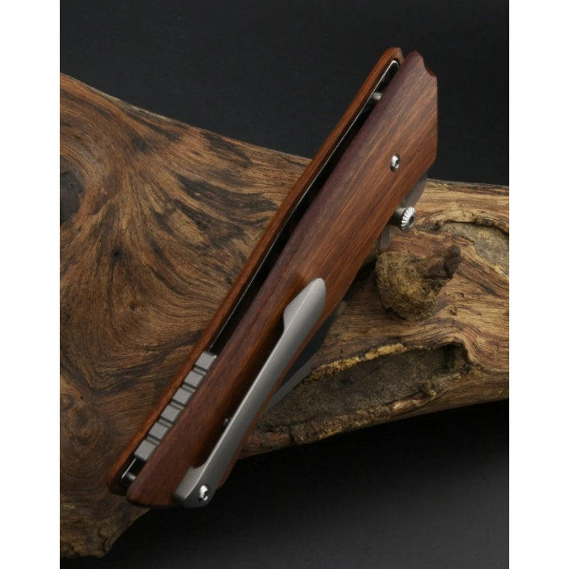 Artisan Cutlery Ahab Blade Wood Handle Folding Knives