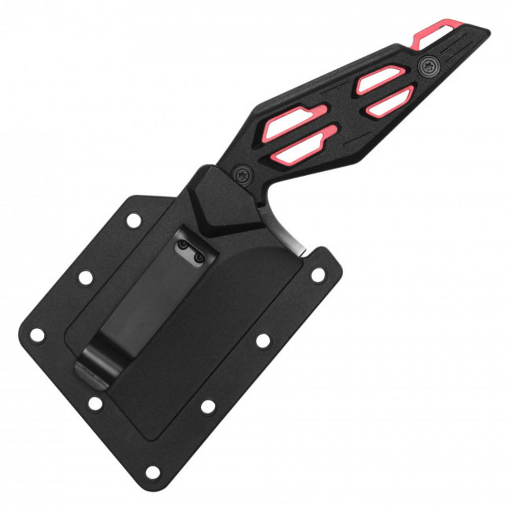 Wartech USA ~ 6.75" Red Mini Cleaver ~ HWT295RD