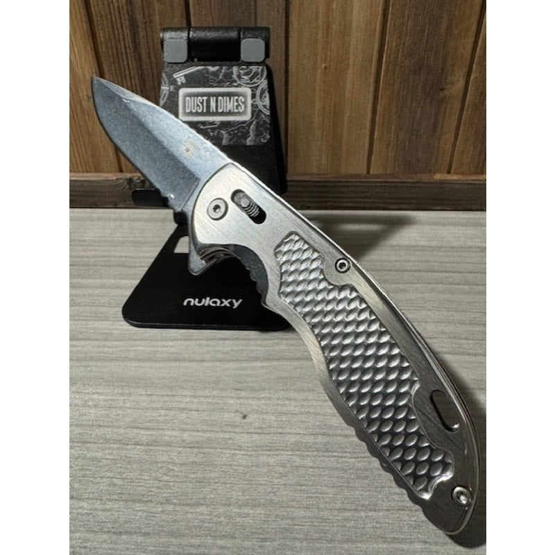 Booom! Knife ~ 8.5" All Stainless Construction ~ 7oz Behemoth