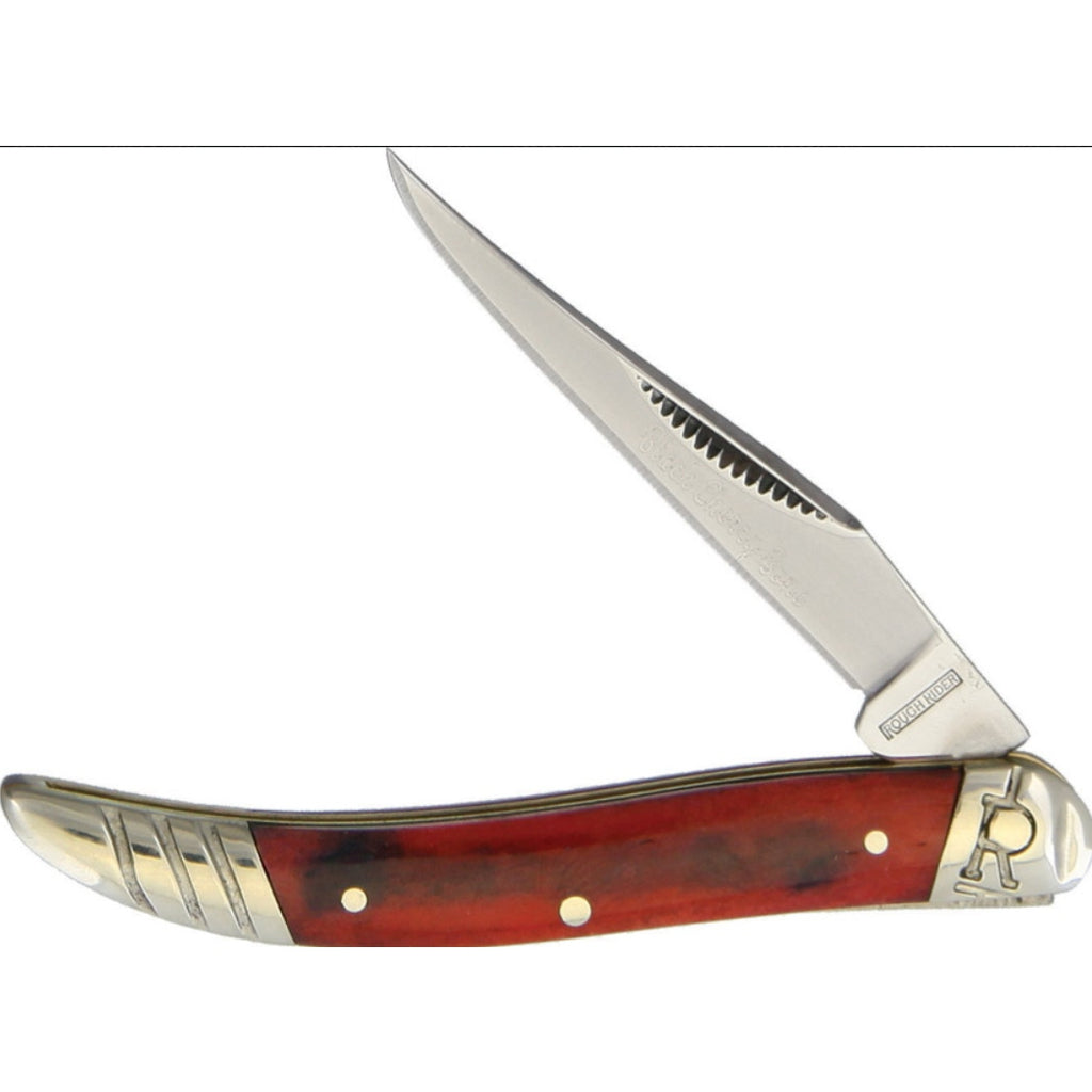 Rough Ryder Small Toothpick Pocket Knife Black Cherry
