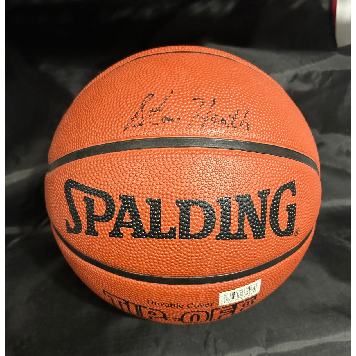 Stan Heath Autographed Basketball - As Head Coach University of Arkansas