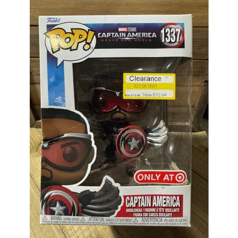Funko PoP! ~ Captain America 1337 ~ Captain America - damaged box