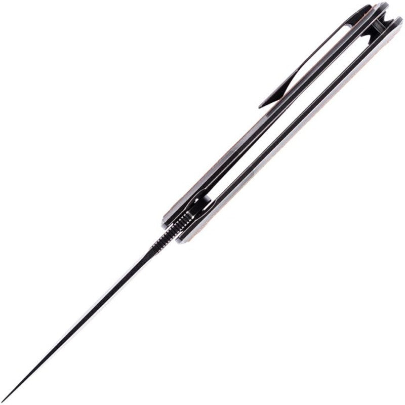 Kansept Knives ~ Kratos ~ Framelock ~ Brown Micarta ~ K1024A8