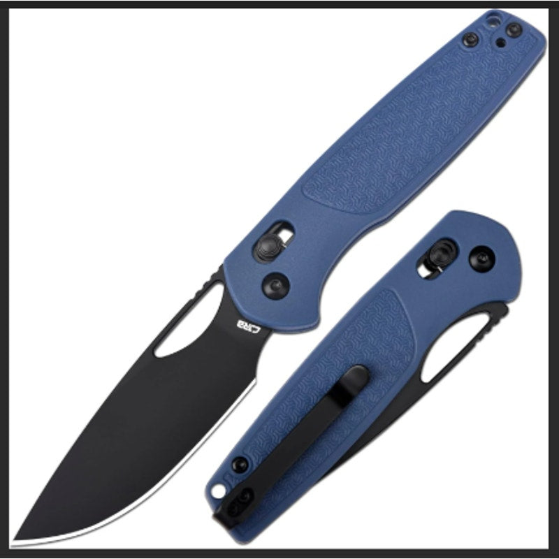 CJRB Acacia Crossbar Lock BLUE w/ Carry Pouch