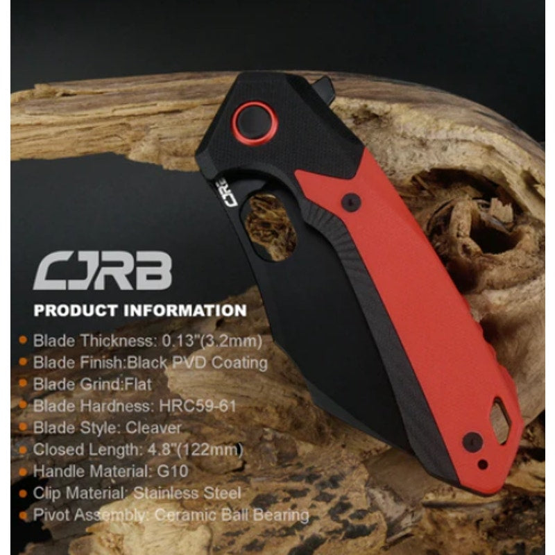 CJRB Caldera J1923 AR-RPM9 Steel Blade G10 Handle Folding Knives