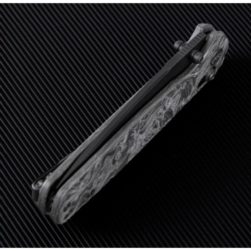 WIXCO ~ Drax ~ Grey Shredded Carbon Fiber/Black 14c28n ~ WX10BNV