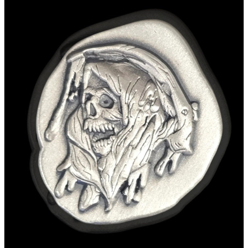 Reckless Metals ~ Savage Reaper ~ .25 oz Poured .999 Silver