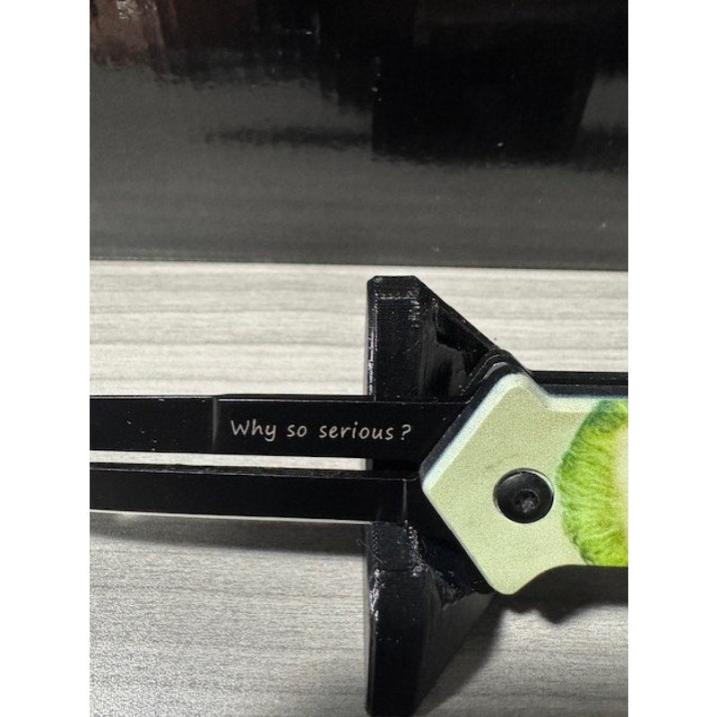 Falcon Knives Joker 'Why So Serious' Stiletto 8"