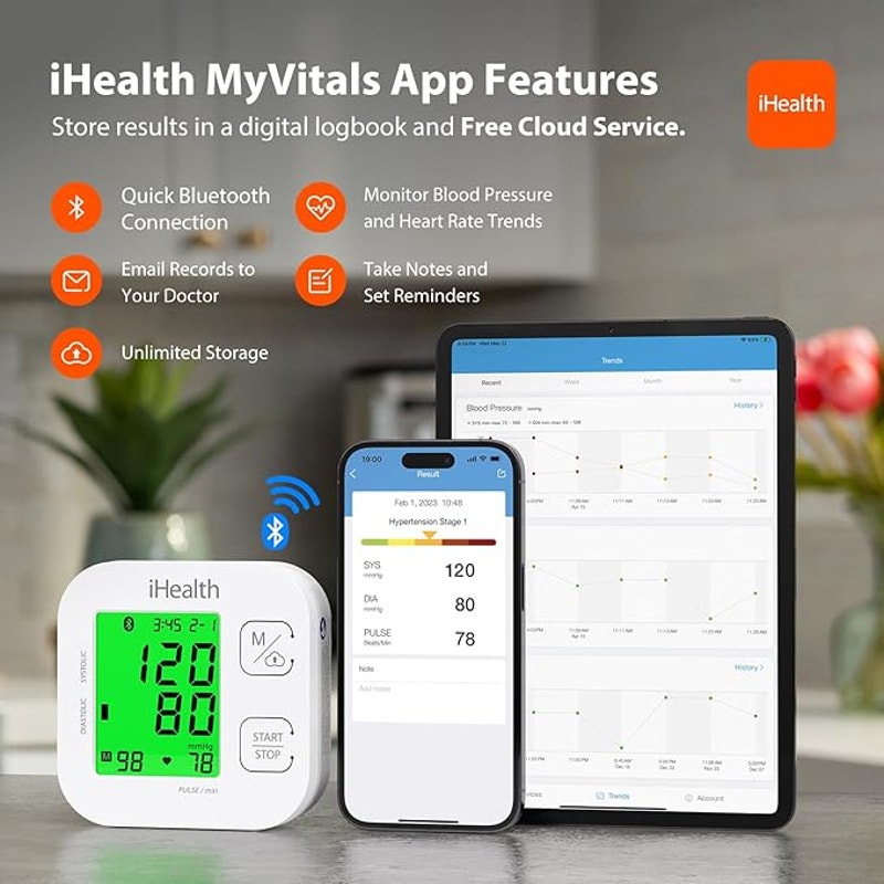 iHealth Track ~ Bluetooth Blood Pressure Monitor