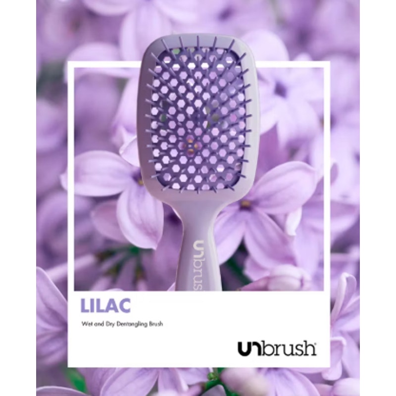 UNbrush ~ Detangler Hair Brush ~ Pastel Collection ~ Lilac