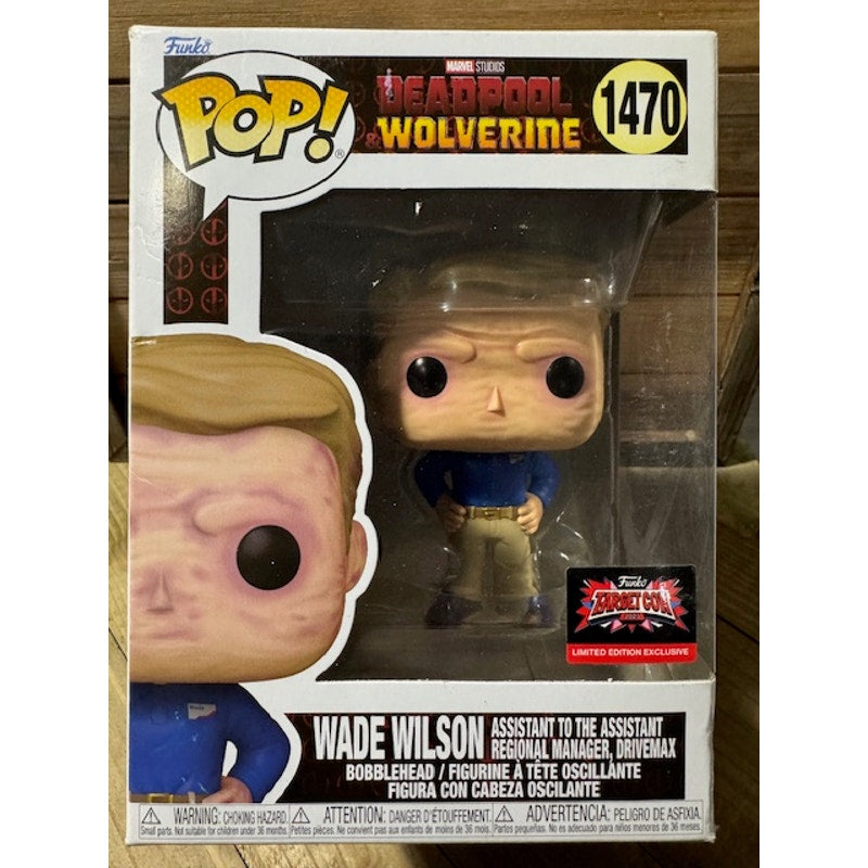 Funko PoP! ~ Deadpool Wolverine 1470 ~ Wade Wilson - damaged box