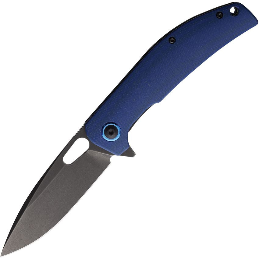 Rough Ryder ~ Linerlock Denim Micarta EDC Knife~ RR2593