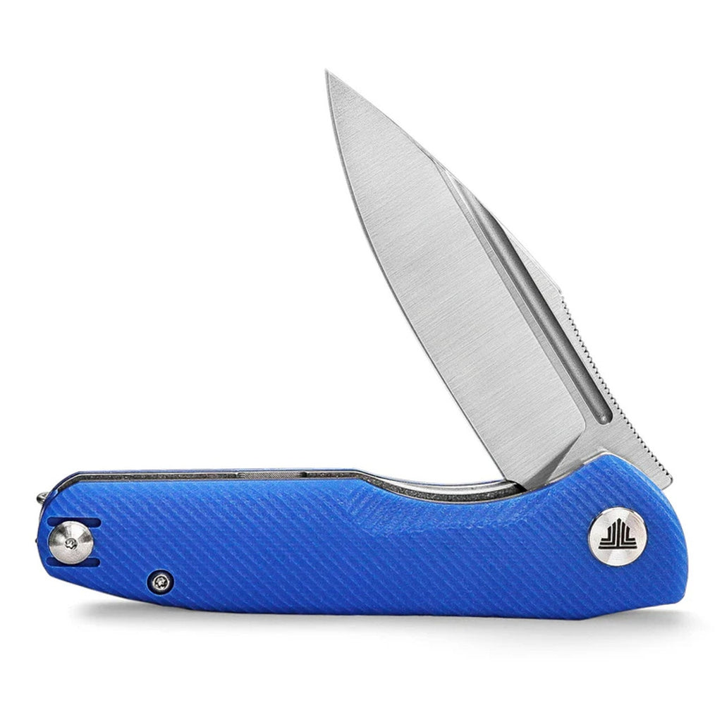 Trivisa ~ Antliae-03L Liner Lock Knife ~ 3.26" 14C28N Steel ~ Blue G10 Handle