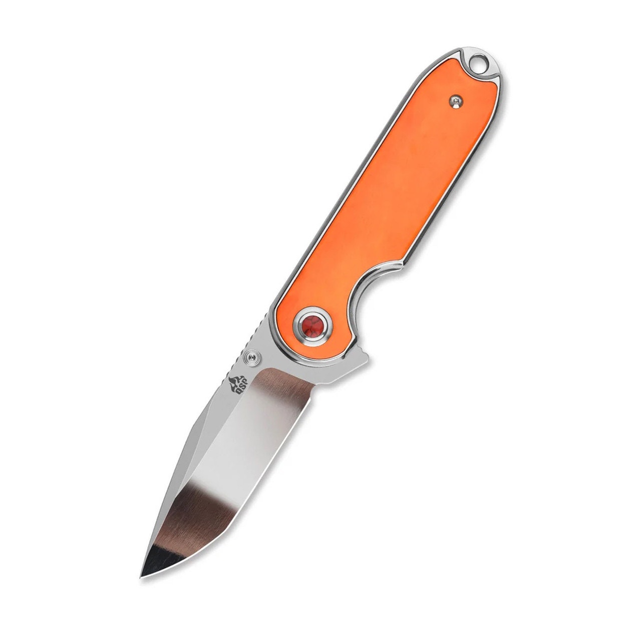 QSP ~ Nebula Knife ~ Orange Bone 14C28N Mirror Polish ~ QS168-D