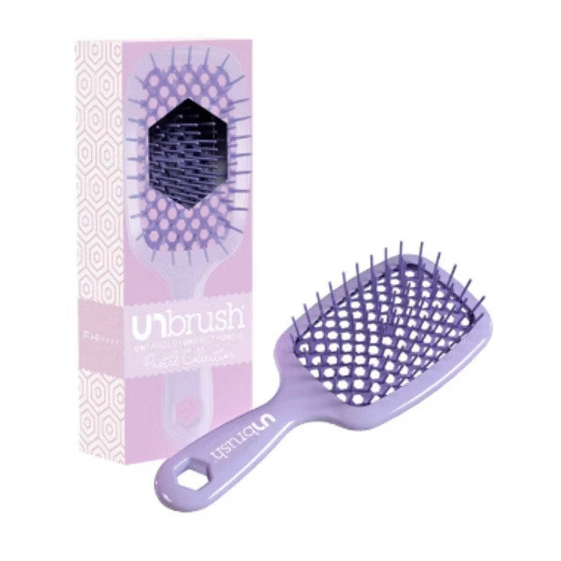 UNbrush ~ Detangler Hair Brush ~ Pastel Collection ~ Lilac