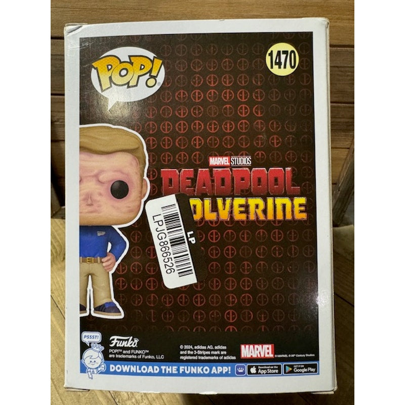 Funko PoP! ~ Deadpool Wolverine 1470 ~ Wade Wilson - damaged box