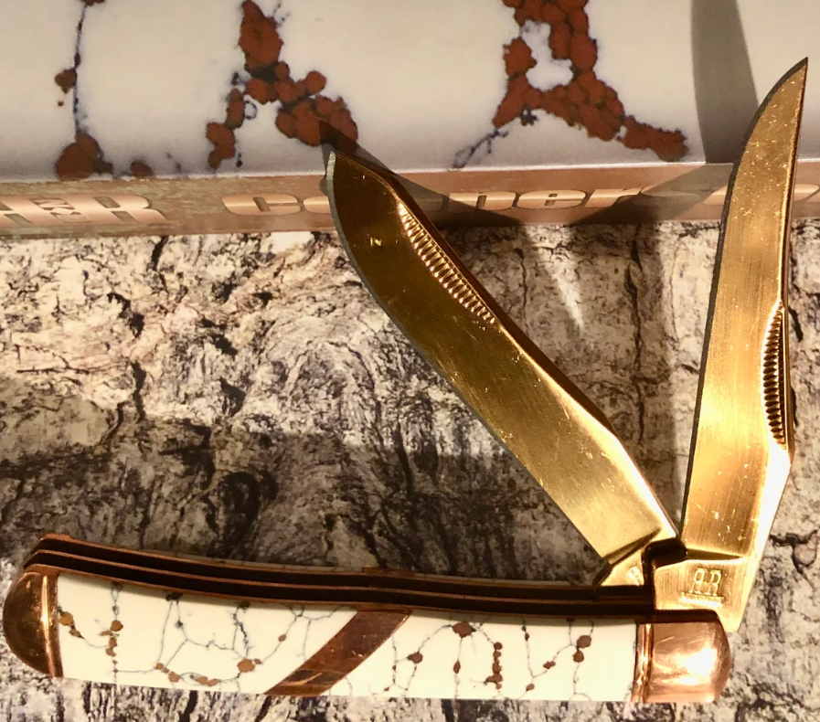 Rough Ryder Copperstone Trapper Pocket Knife - RR1527