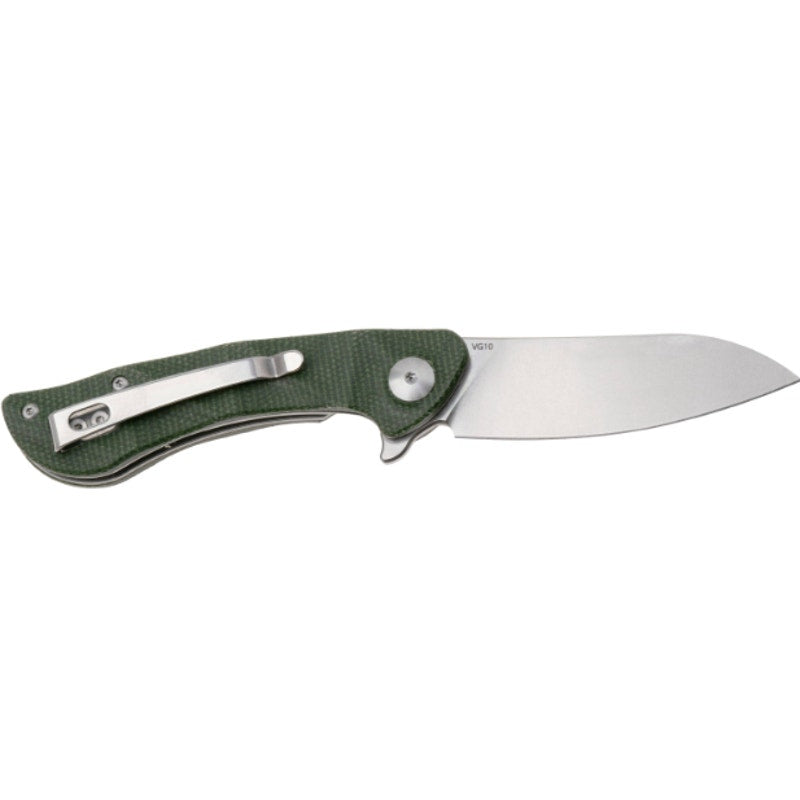 Black Fox Dripper Flipper OD Green Micarta