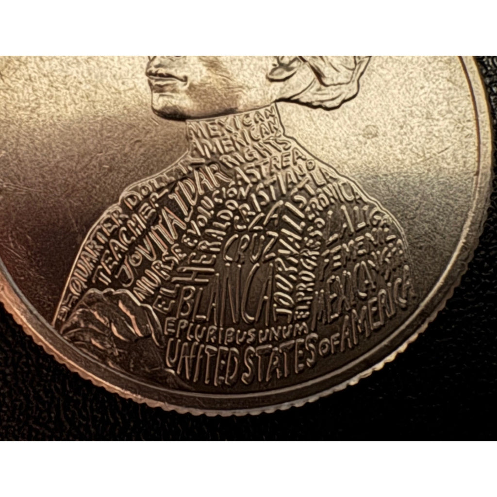 2023 P Jovita Idar Quarter ~ Mint Error Coin with 'In Cod We Trust'