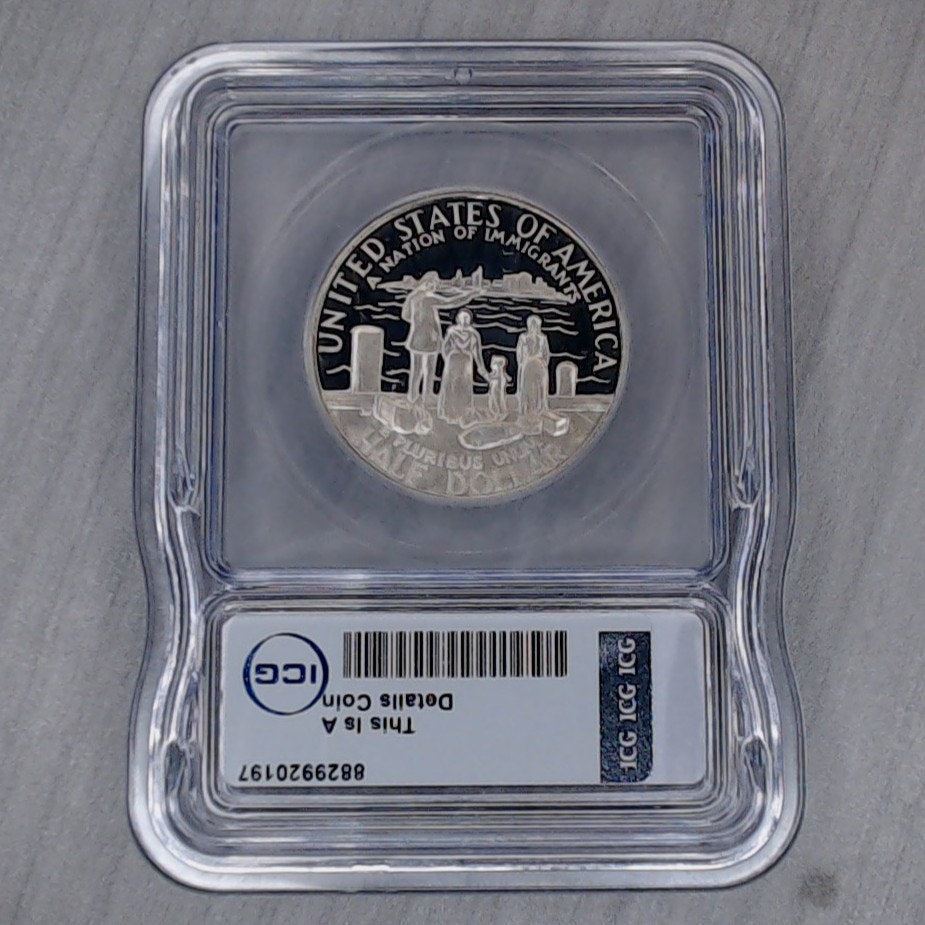 1986-S ~ 50c ~ Statue of Liberty Half ~ ICG GEM PROOF