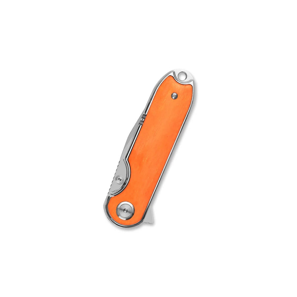 QSP ~ Nebula Knife ~ Orange Bone 14C28N Mirror Polish ~ QS168-D