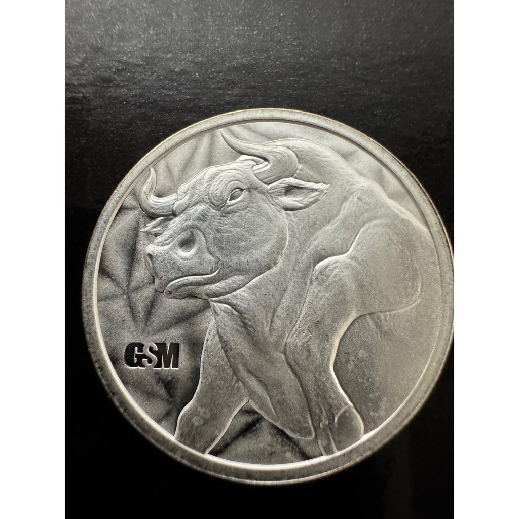 .25 ounce Wall Street Bearish & Bullish .999 Silver Round - Golden State Mint