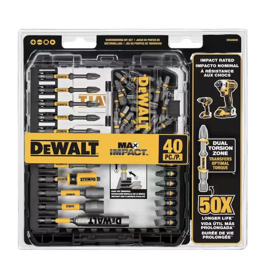 Dewalt ~ 40pc MAxIMPACT Bit Driver Set