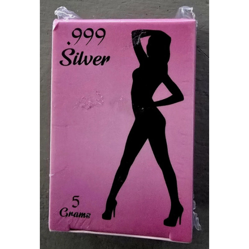 SEALED 5 Gram .999 fine silver Silhouette - Pan Silver Company