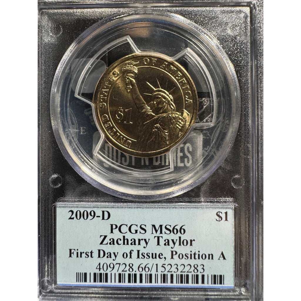 2009-D Dollar Zachary Taylor Position A - First Day of Issue