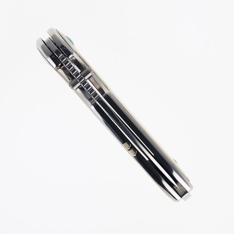 QSP ~ Nebula Knife ~ Mother of Pearl 14C28N Mirror Polish ~ QS168-A