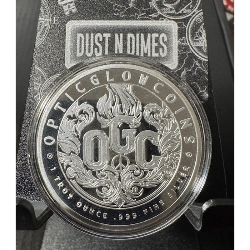1oz .999 Silver ~ OpticGlow Coins ~ Serialized Limited Mint ~ Tranquility Cobra