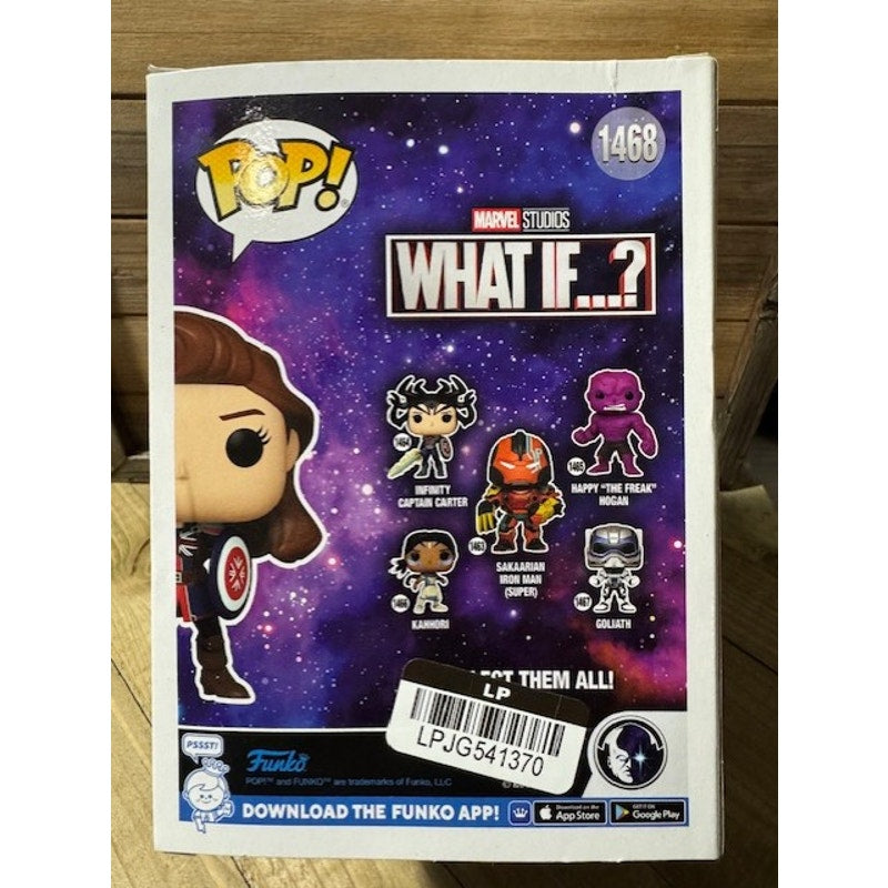 Funko PoP! ~ What If...? 1468 ~ Captain Carter - damaged box