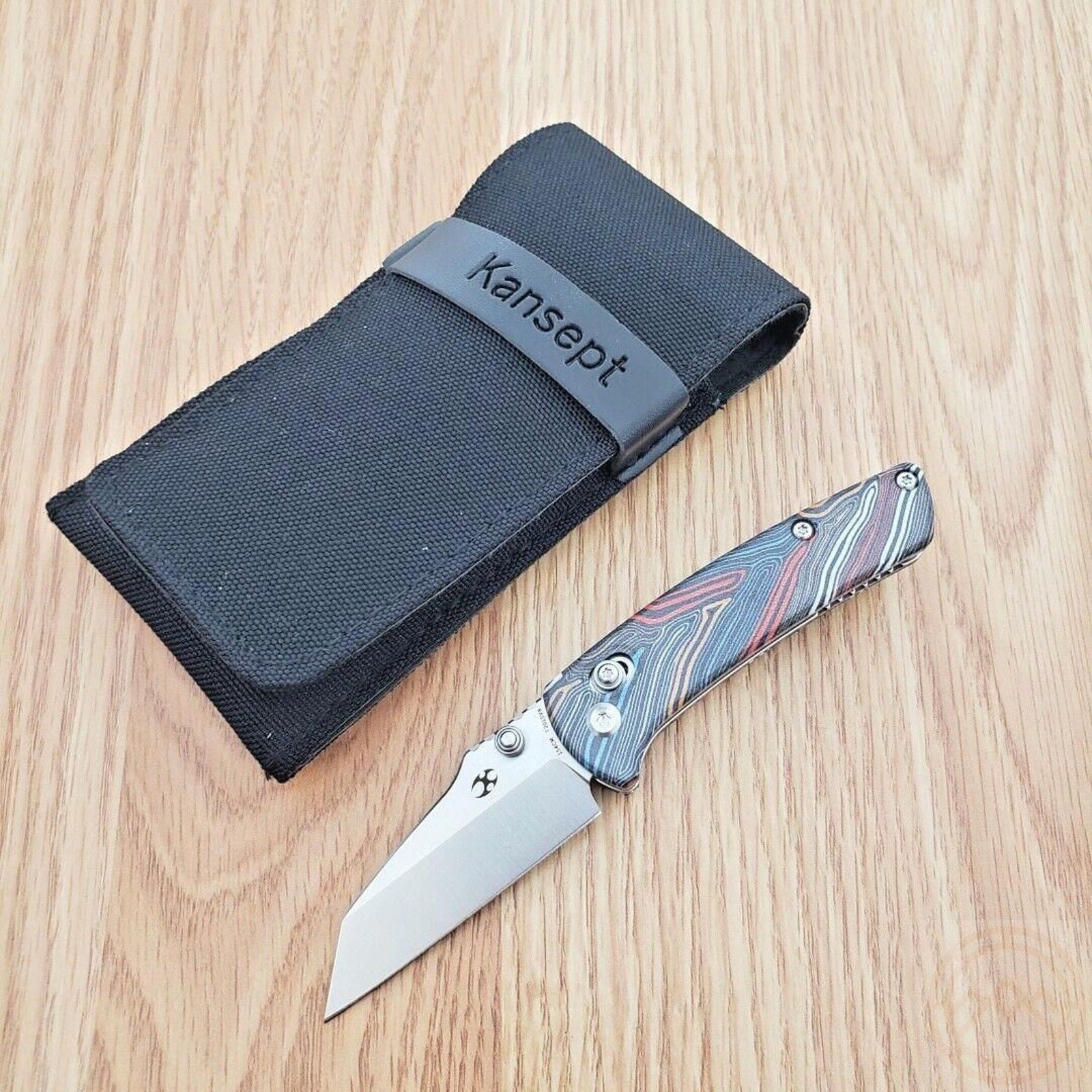 Kansept Knives Little Main Folding Knife 2.25" 154CM Steel Blade G10 G-Mascus