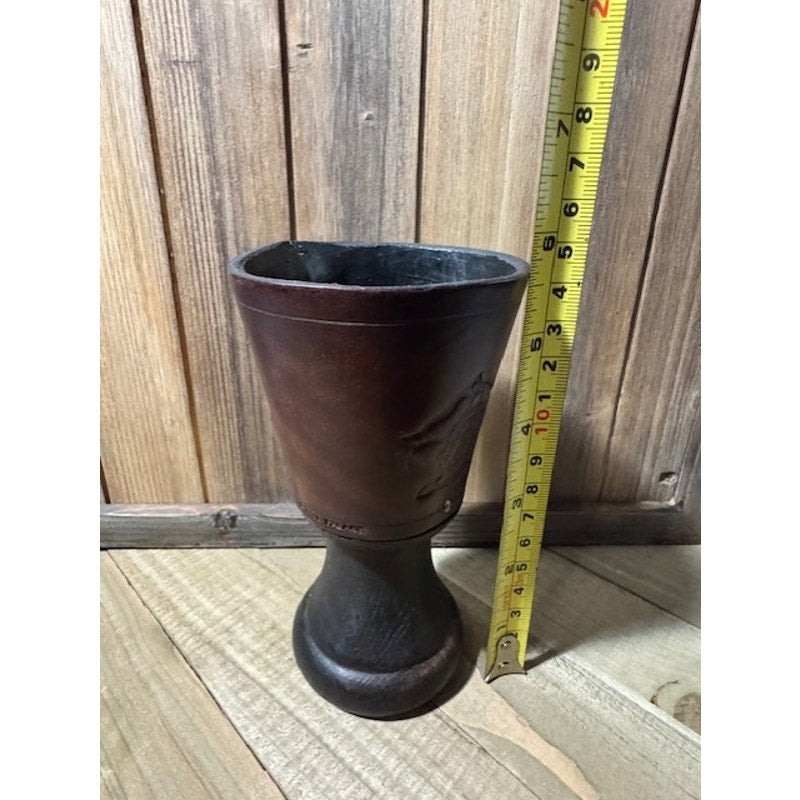 5 3/4" Hampton Court Palace Leather Tudor Goblets - Qty. 2