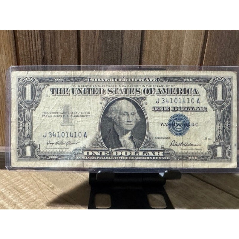 1957 B ~ $1 Silver Certificate - Circulated