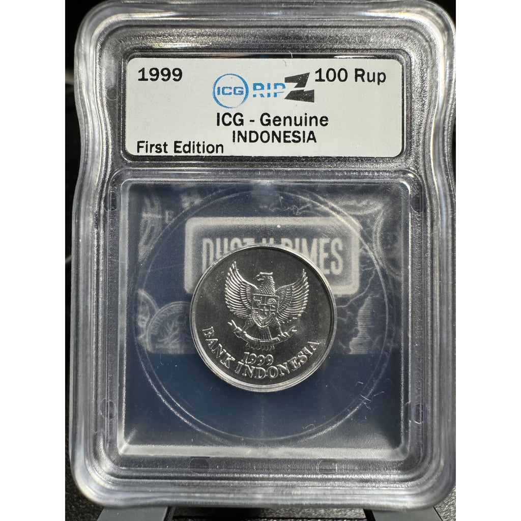 1999 Indonesian First Edition 100 Rupiah ICG-Genuine