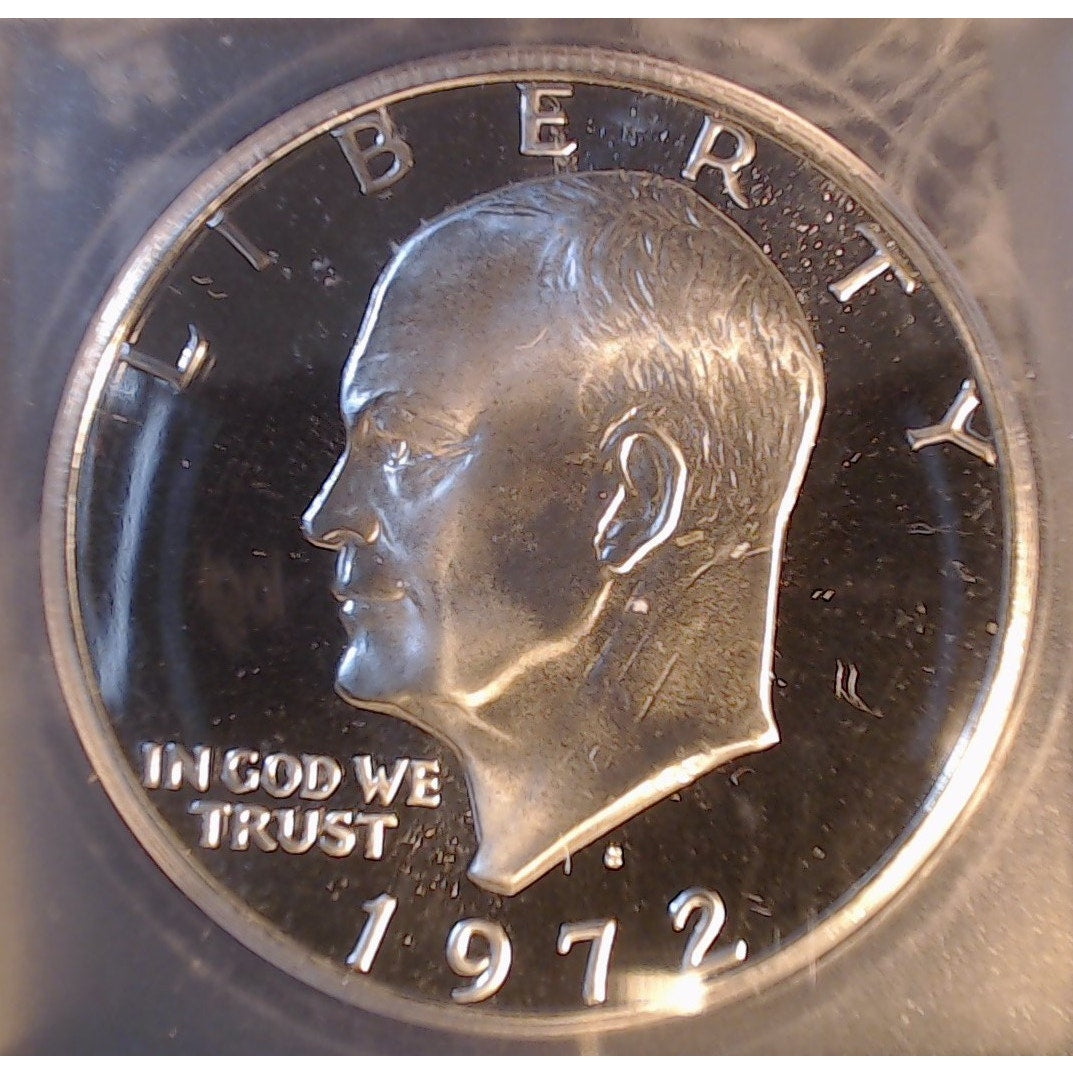 1972-S ~ Eisenhower S$1 ~ ICG PR70DCAM