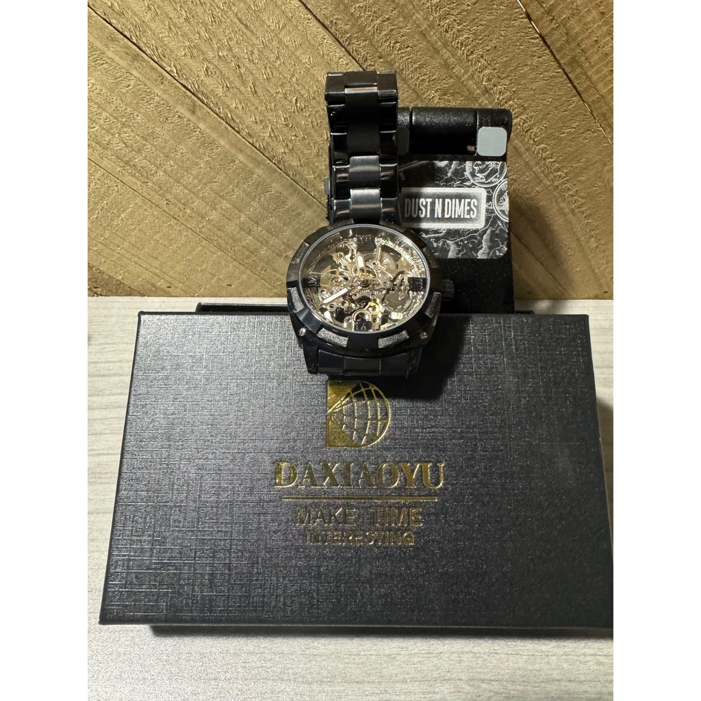 Daxiaoyu ~ Men's Mechanical Watch Automatic Skeleton ~ Analog Wristwatch